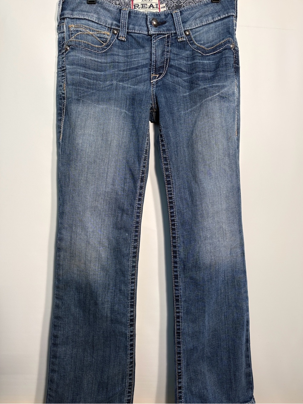 Ariat R.E.A.L Women's Medium Blue Bootcut Jeans